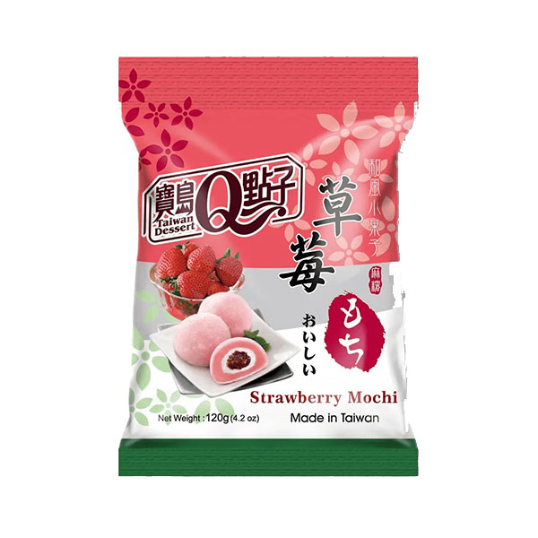Taiwan Dessert Strawberry Mochi - 120g